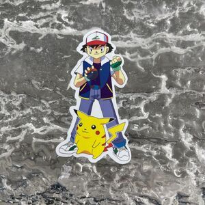 5/$10 Waterproof New Vinyl Sticker Decal Ash Ketchum Pikachu